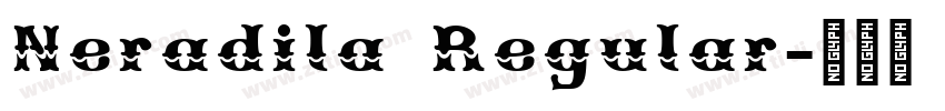 Neradila Regular字体转换